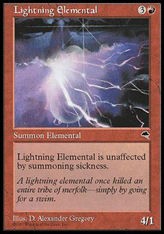 Lightning Elemental (Tempest) Light Play