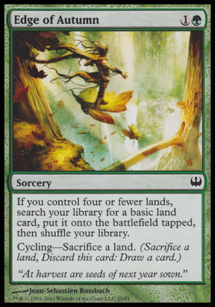 Edge of Autumn (Duel Decks: Knights vs Dragons) Near Mint