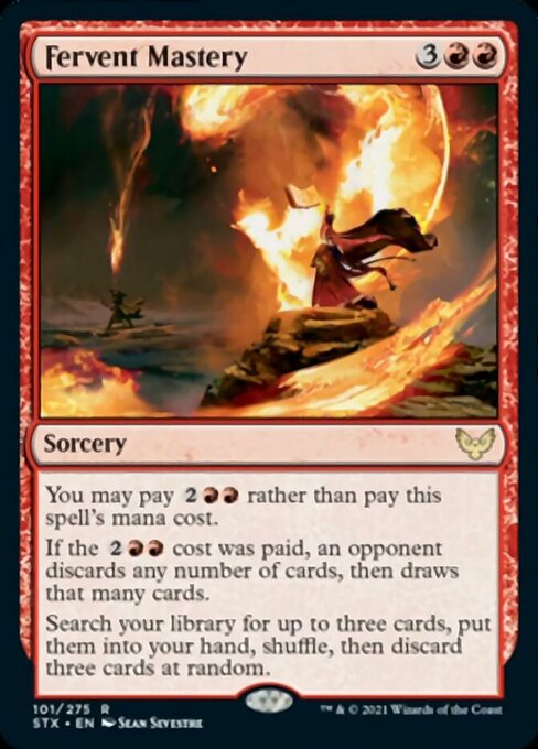 Fervent Mastery (Strixhaven) Near Mint Foil