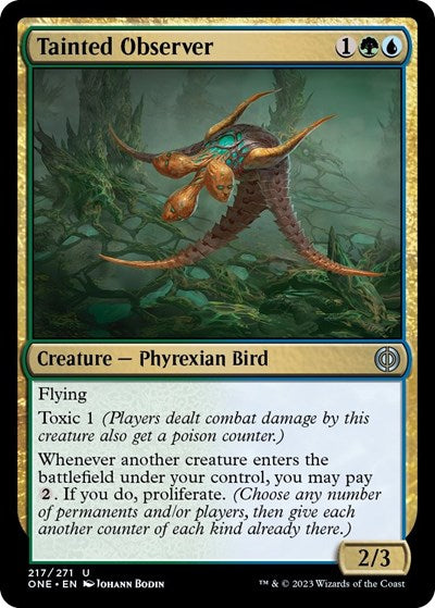 Tainted Observer (Phyrexia: All Will Be One) Near Mint Foil