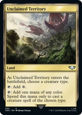 Unclaimed Territory (Universes Beyond: Warhammer 40K) Near Mint