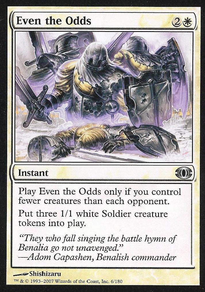 Even the Odds (Futuresight) Near Mint Foil