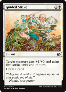 Guided Strike (Iconic Masters) Near Mint Foil