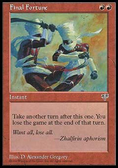 Final Fortune (Mirage) Near Mint