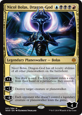 Nicol Bolas, Dragon-God (War of the Spark) Near Mint