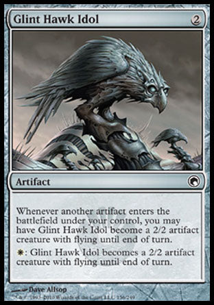 Glint Hawk Idol (Scars of Mirrodin) Near Mint Foil