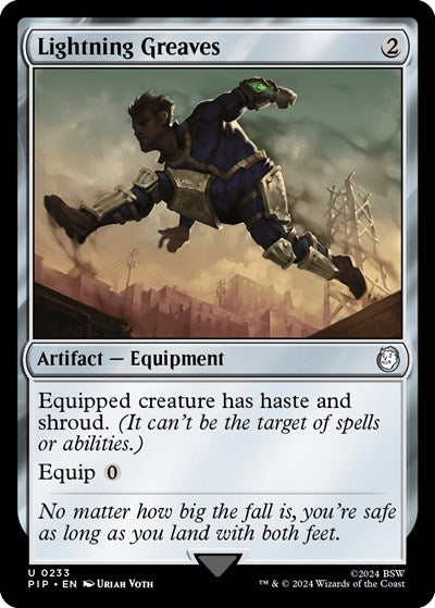 Lightning Greaves (Universes Beyond: Fallout) Near Mint