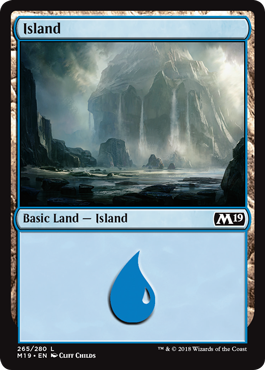 Island (265) (Magic 2019 Core Set) Near Mint