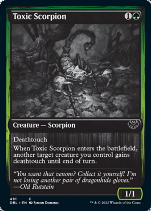 Toxic Scorpion (Innistrad: Double Feature) Near Mint