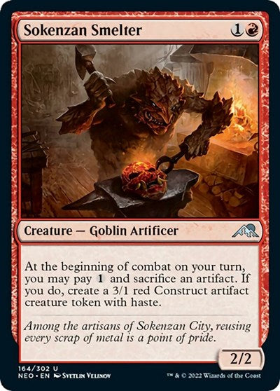 Sokenzan Smelter (Kamigawa: Neon Dynasty) Near Mint