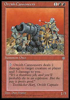 Orcish Cannoneers (Ice Age) Near Mint