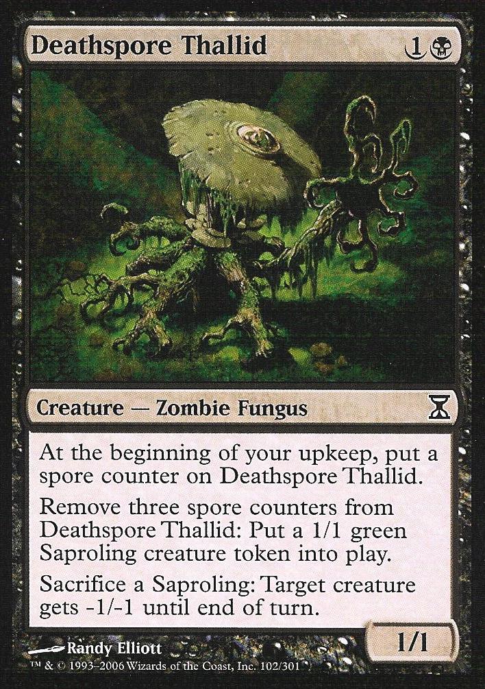 Deathspore Thallid (Time Spiral) Near Mint Foil