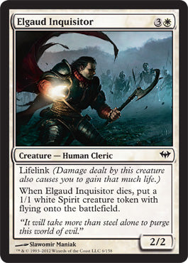 Elgaud Inquisitor (Dark Ascension) Near Mint Foil