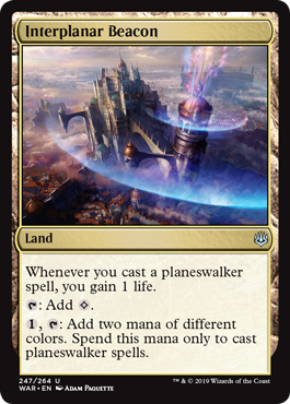 Interplanar Beacon (War of the Spark) Near Mint Foil