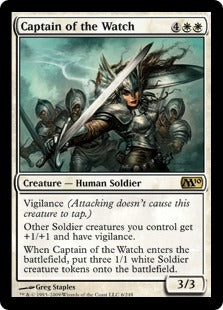 Captain of the Watch (Magic 2010 Core Set) Near Mint Foil