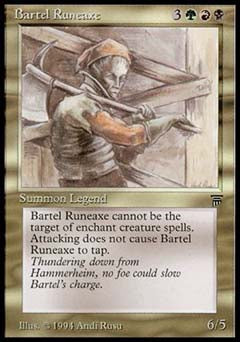Bartel Runeaxe (Legends) Light Play