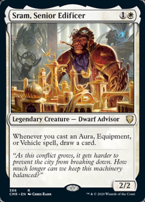 Sram, Senior Edificer (Commander 2020 Commander Legends) Near Mint