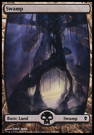 Swamp (238) (Zendikar) Good