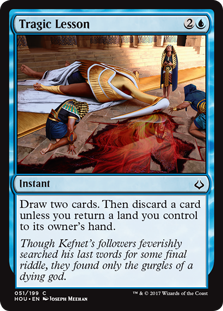Tragic Lesson (Hour of Devastation) Near Mint