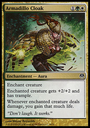 Armadillo Cloak (Duel Decks: Phyrexia vs The Coalition) Near Mint