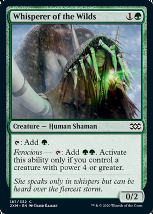 Whisperer of the Wilds (Double Masters) Near Mint Foil