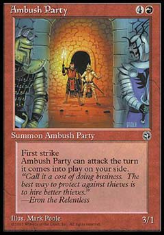 Ambush Party (1) (Homelands) Light Play