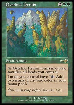 Overlaid Terrain (Nemesis) Near Mint Foil