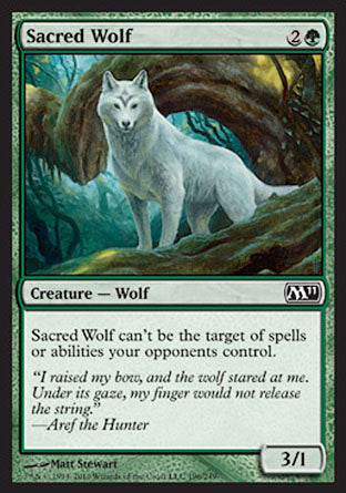 Sacred Wolf (Magic 2011 Core Set) Near Mint