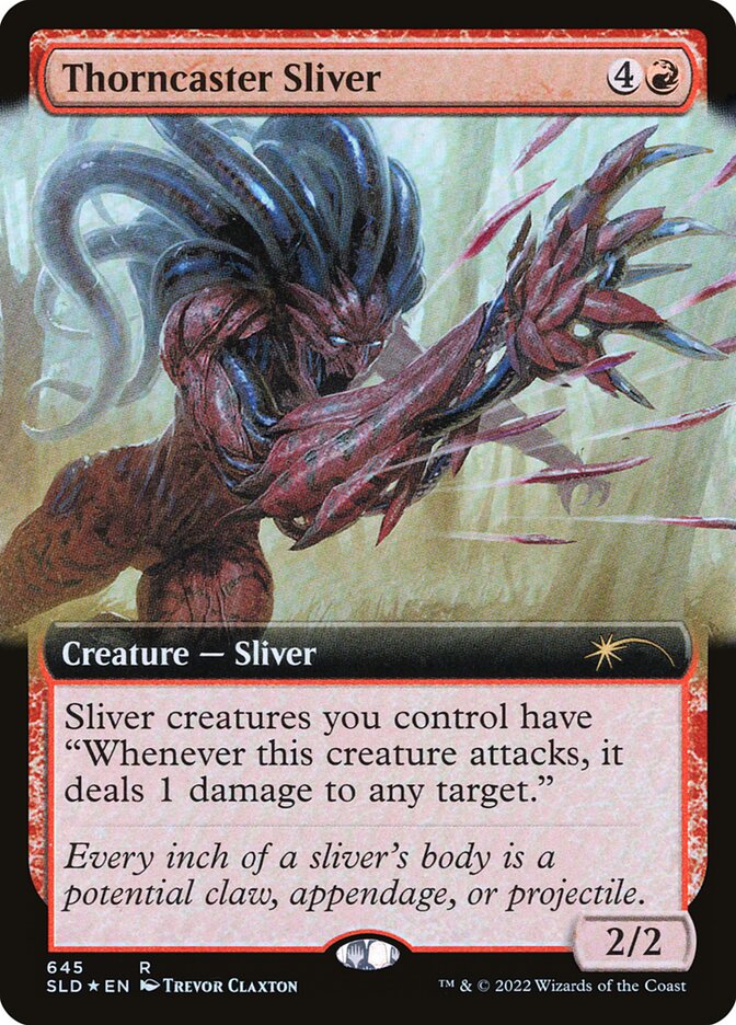 Thorncaster Sliver (Extended Art) (Secret Lair) Near Mint