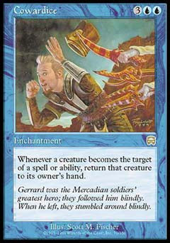 Cowardice (Mercadian Masques) Near Mint
