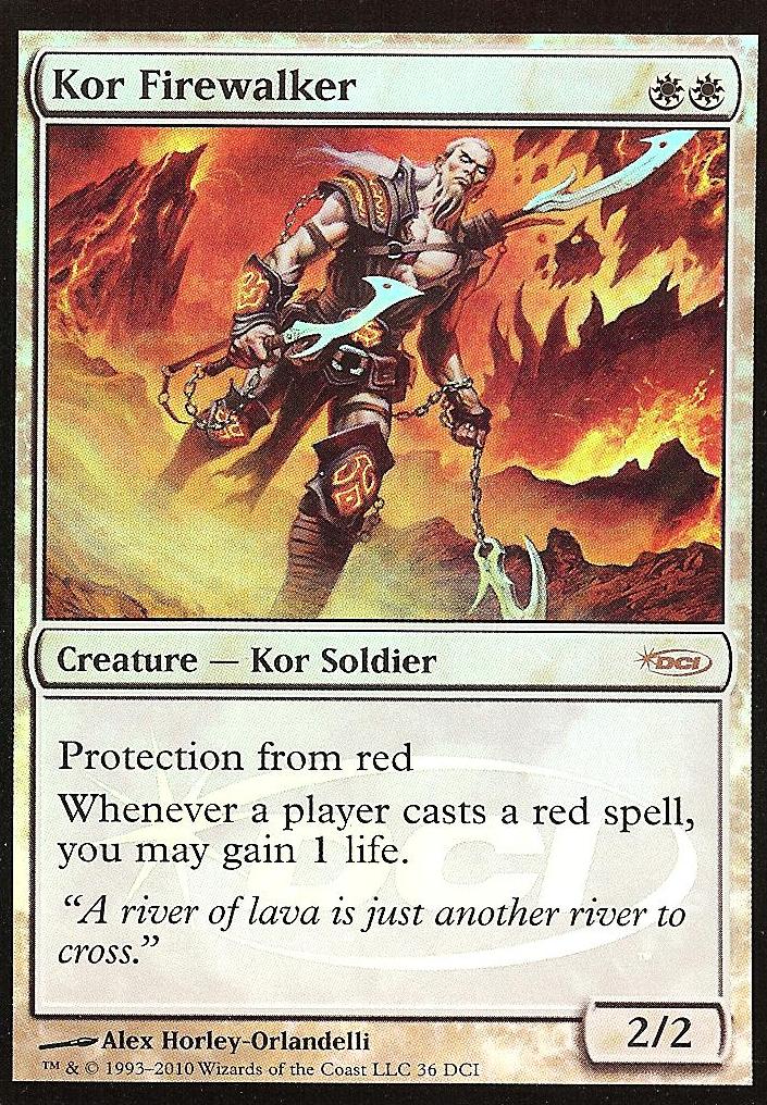 Kor Firewalker (Gateway) (Promotional Cards) Near Mint Foil