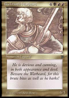 Barktooth Warbeard (Legends) Near Mint Italian