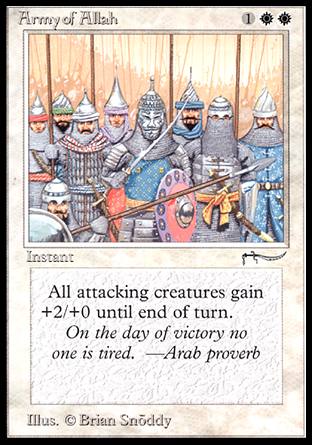 Army of Allah (dark circle) (Arabian Nights) Light Play