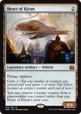 Heart of Kiran (Aether Revolt) Near Mint Foil