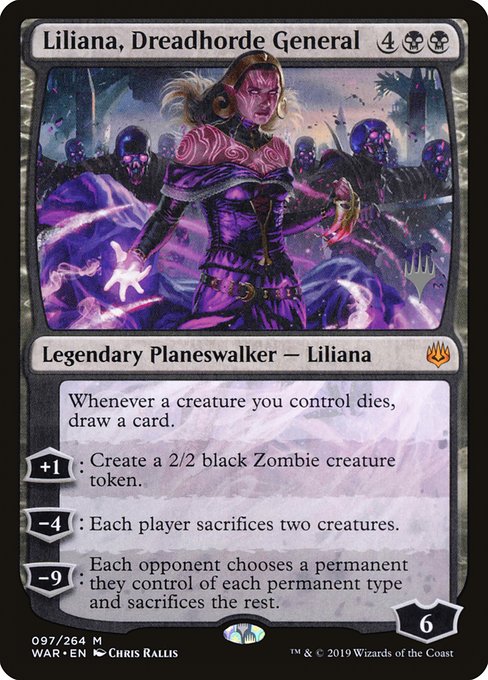 Liliana, Dreadhorde General (Promo Pack) Near Mint