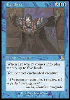 Treachery (Urza's Destiny) Near Mint Foil