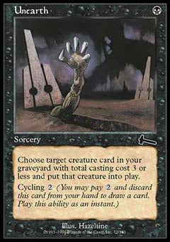 Unearth (Urza's Legacy) Near Mint Foil