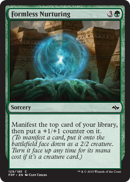 Formless Nurturing (Fate Reforged) Near Mint Foil