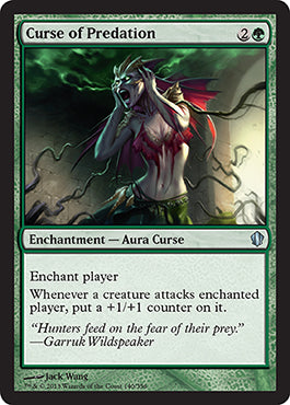Curse of Predation (Commander 2013 Edition) Near Mint