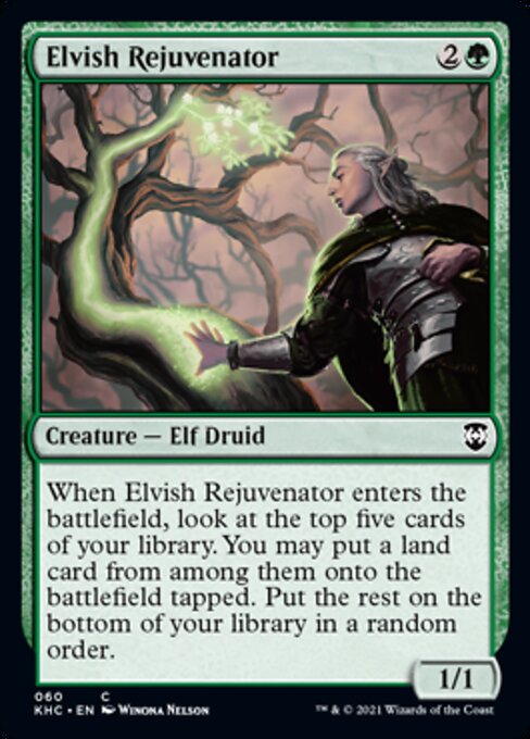 Elvish Rejuvenator (Commander 2021 Kaldheim) Near Mint