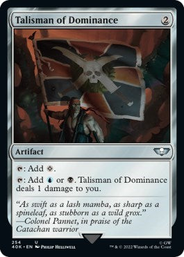 Talisman of Dominance (254) (Surge Foil) (Universes Beyond: Warhammer 40K) Near Mint