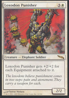 Loxodon Punisher (Mirrodin) Near Mint
