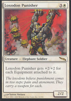 Loxodon Punisher (Mirrodin) Near Mint Foil French