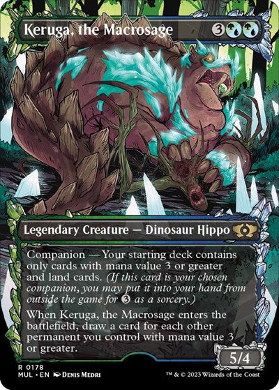 Keruga, the Macrosage (Halo Foil) (March of the Machine: Multiverse Legends) Near Mint