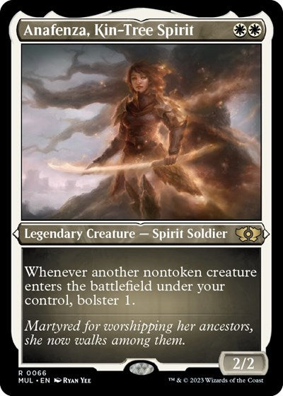 Anafenza, Kin-Tree Spirit (Foil Etched) (March of the Machine: Multiverse Legends) Near Mint