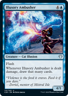 Illusory Ambusher (Commander 2020 Ikoria) Near Mint