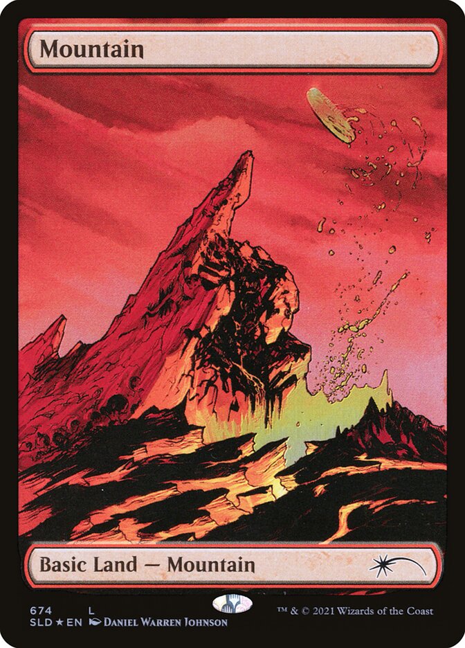 Mountain (674) (Secret Lair) Near Mint