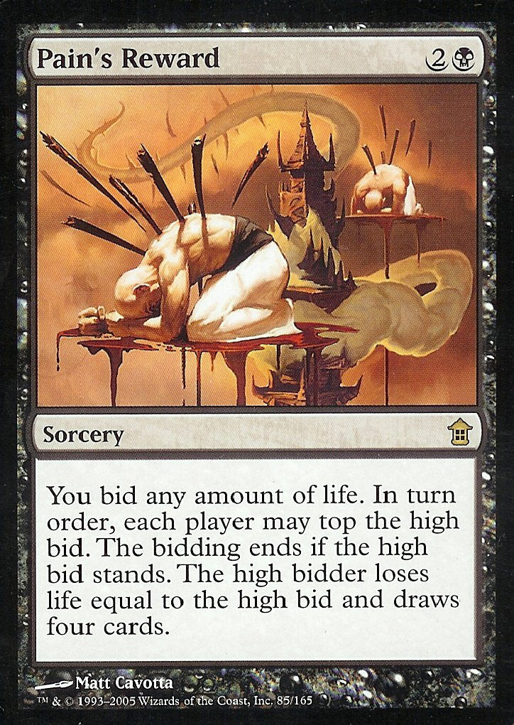 Pain's Reward (Saviors of Kamigawa) Near Mint Foil
