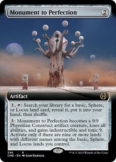Monument to Perfection (Extended Art) (Phyrexia: All Will Be One) Near Mint