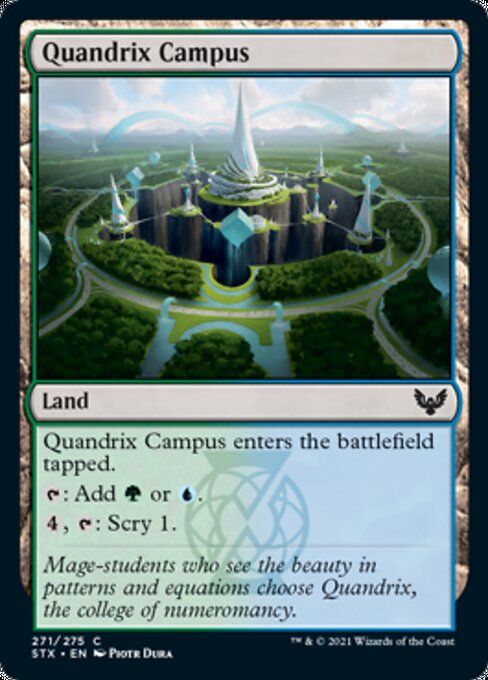 Quandrix Campus (Strixhaven) Near Mint Foil